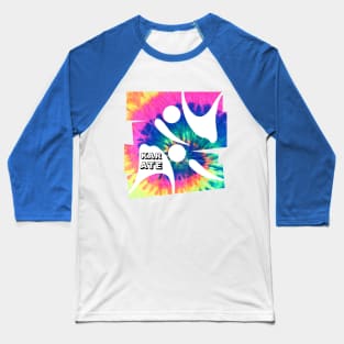 KARATE Colorful Tie Dye Baseball T-Shirt